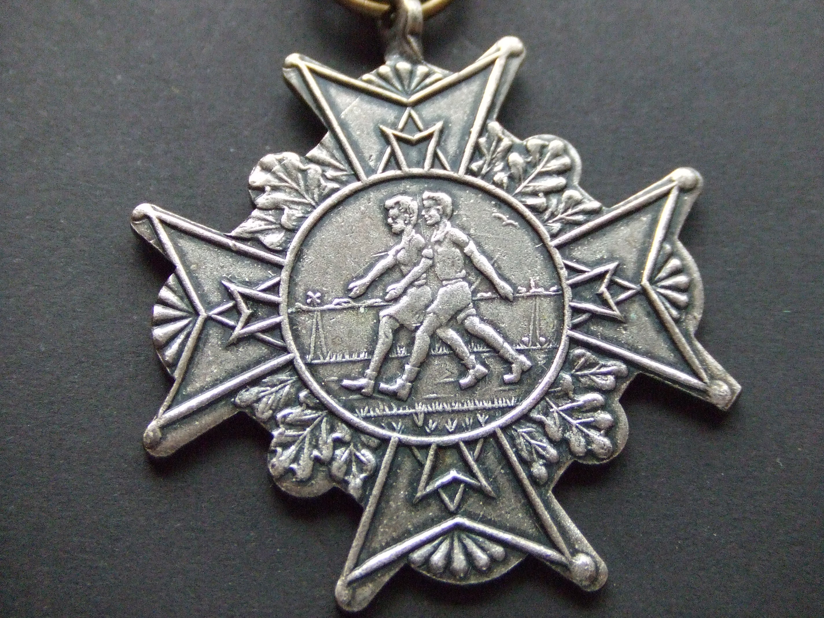 Bouke Glas mars wandelsportvereniging R.E.T. Rotterdam, ( zilverkleurig)